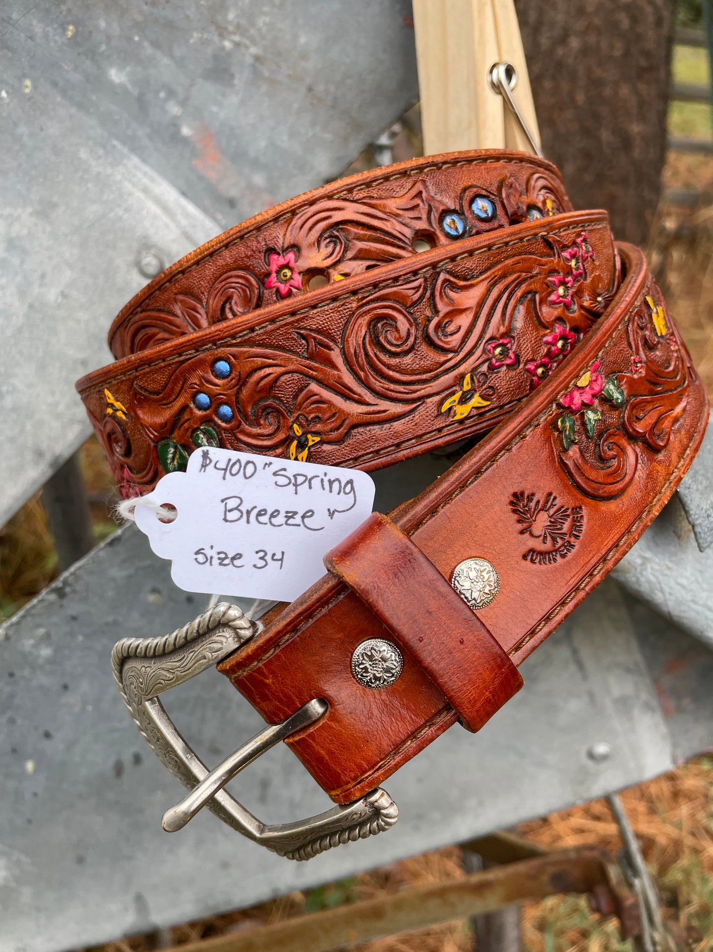 Belt: “Spring Breeze” size 34