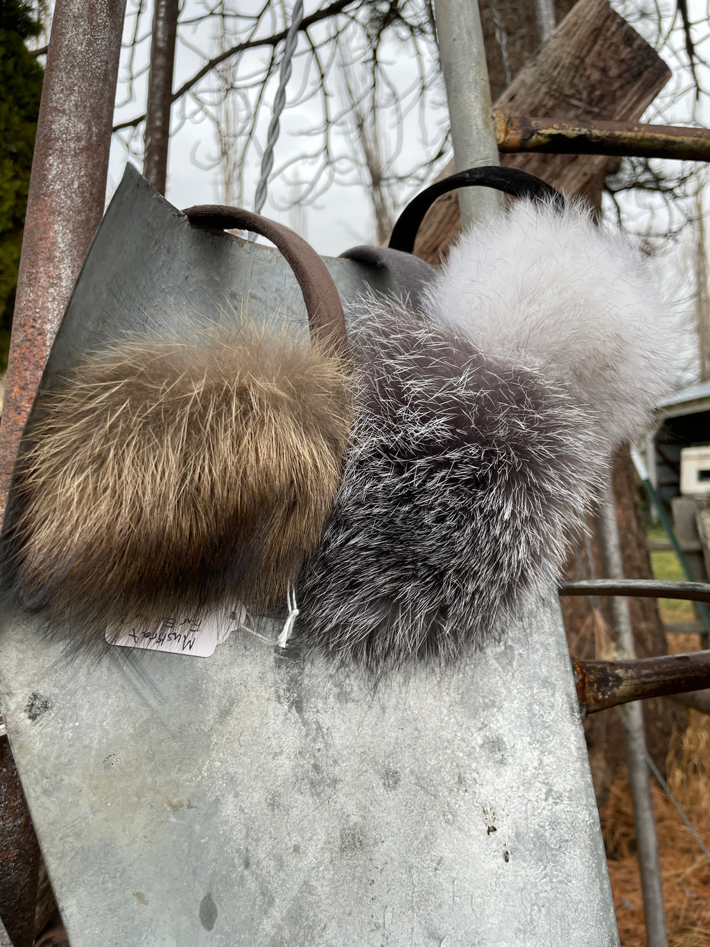 Muskrat Fur Earmuff