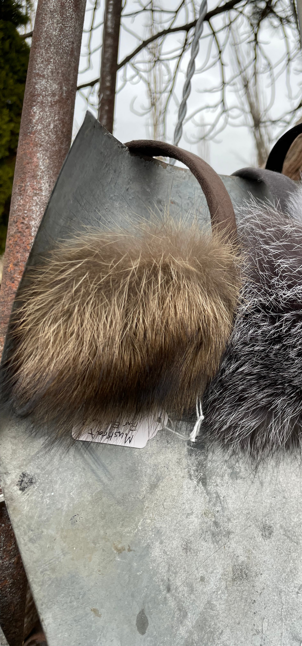 Muskrat Fur Earmuff