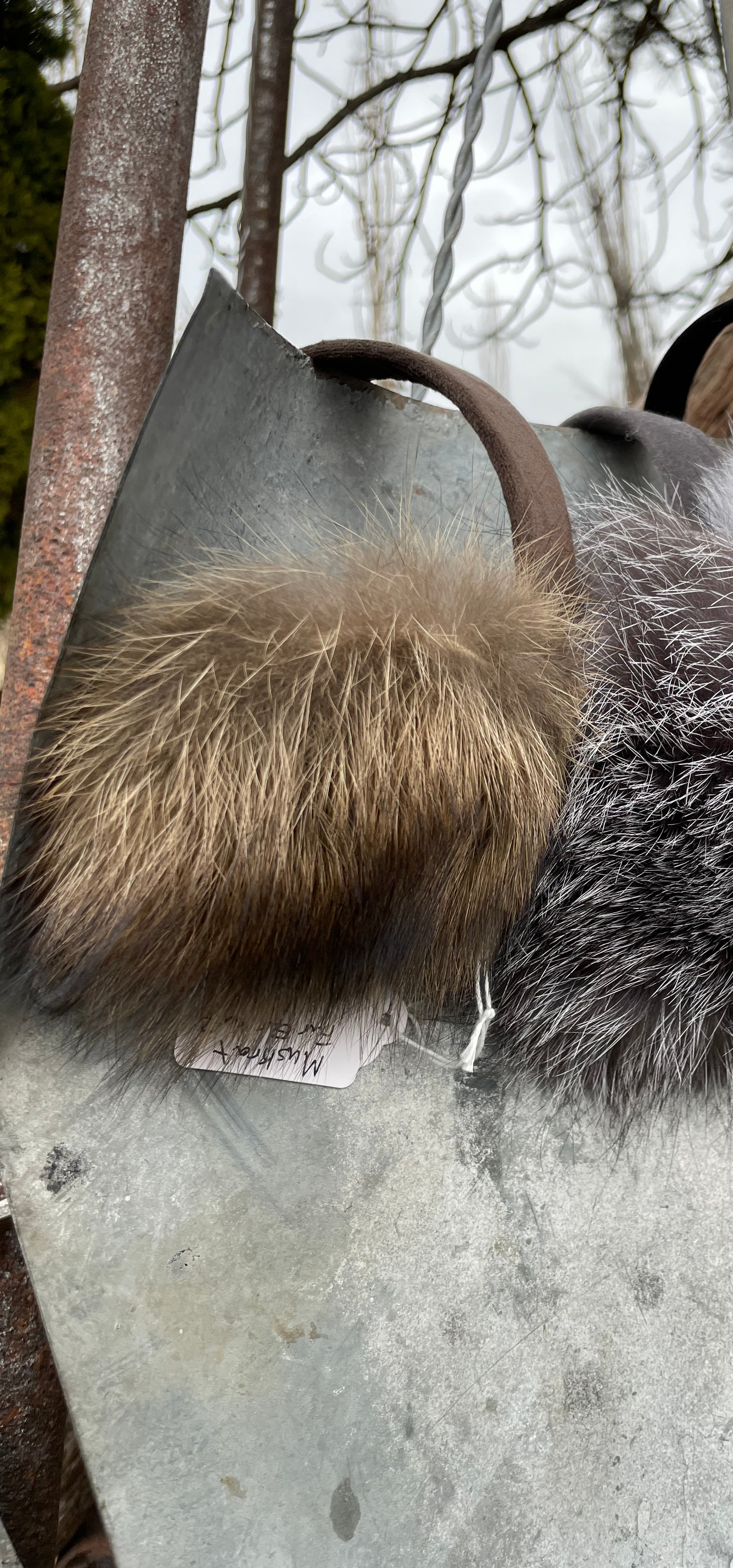 Muskrat Fur Earmuff