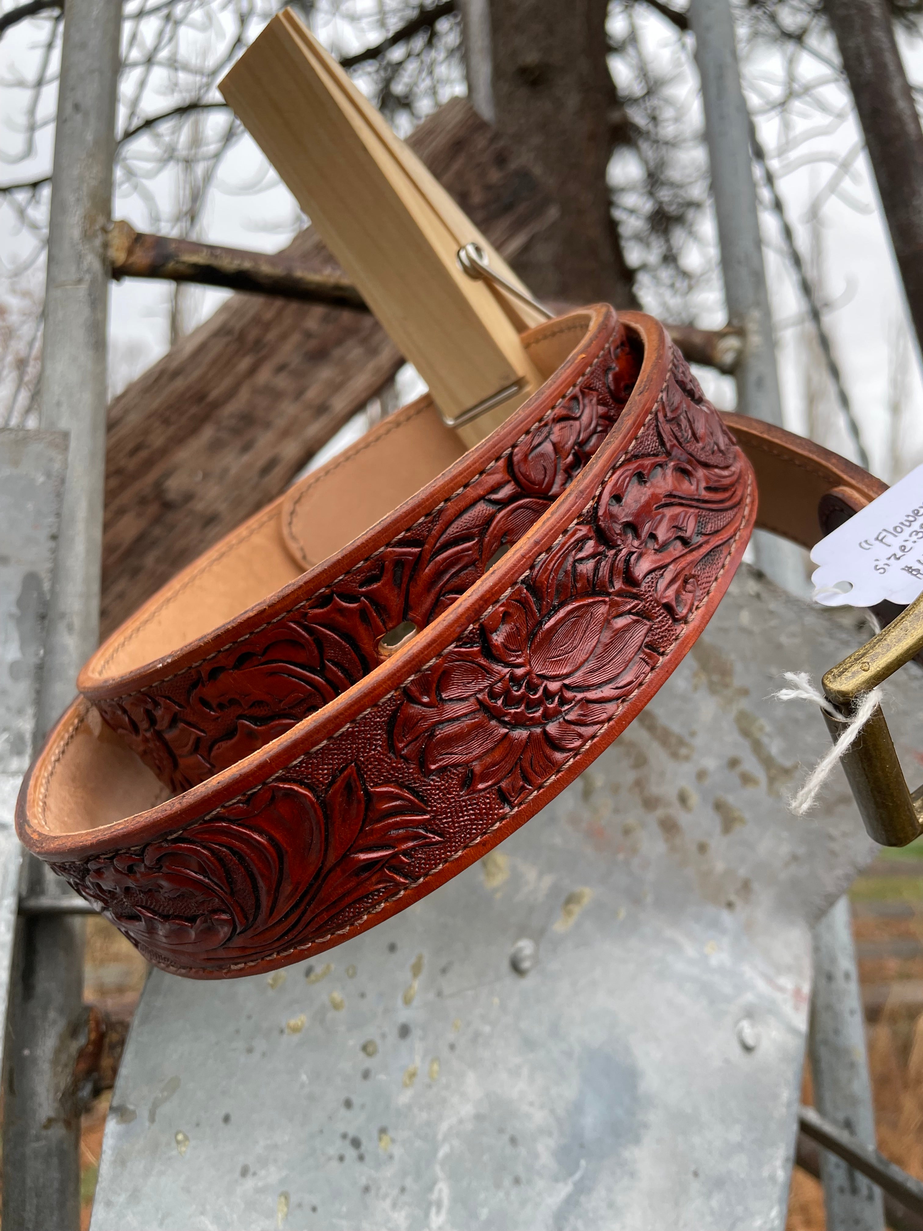 Belt- “Flowers” size 38-40