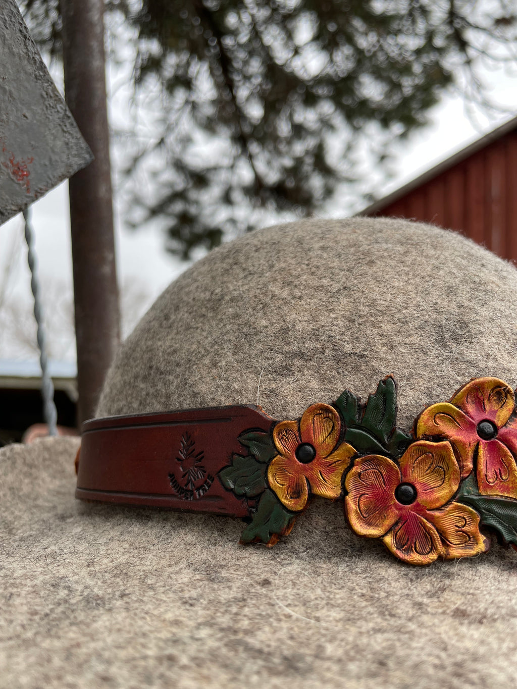 Yellow Pansy hat band￼