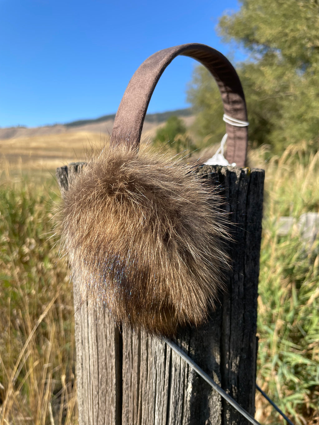 Muskrat Fur Earmuff